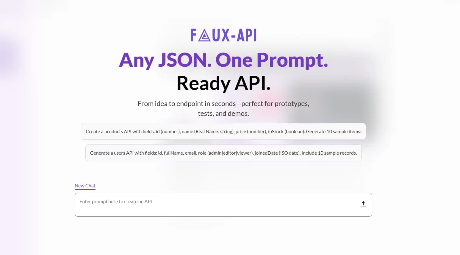 Create Your API with AI
