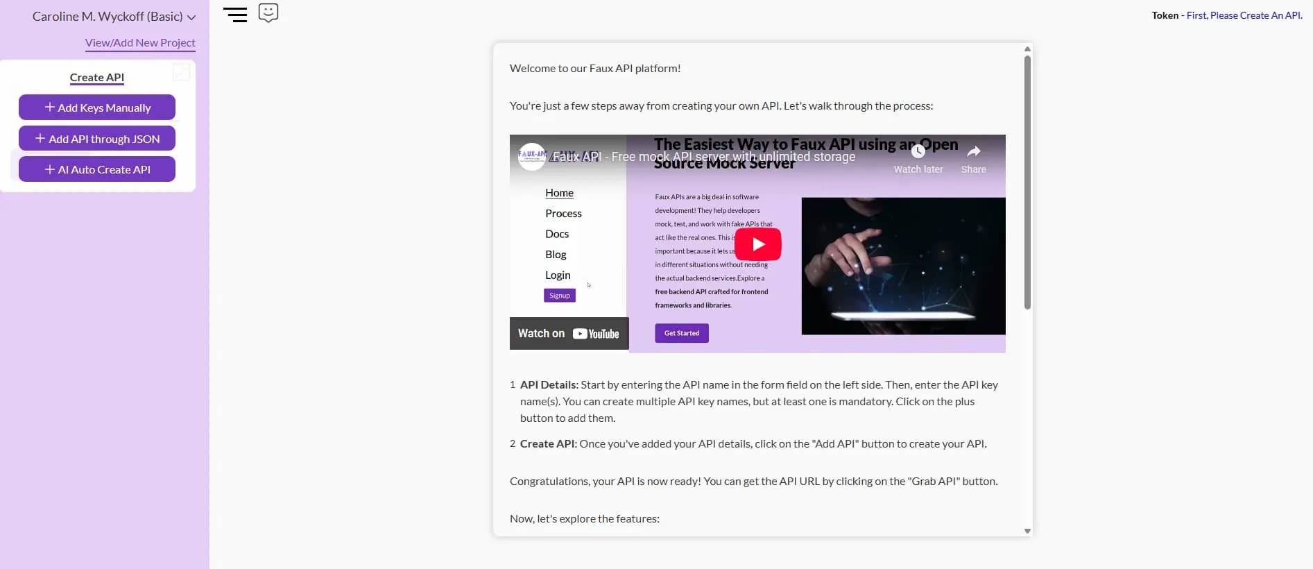 Create Your API