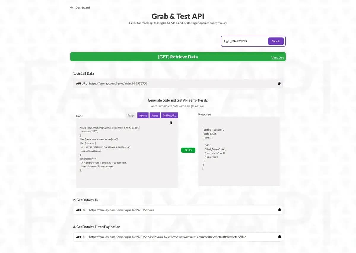 Seamless API URL Retrieval