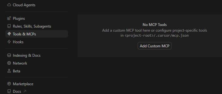 Cursor step 1